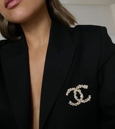 Brooch on work outfit