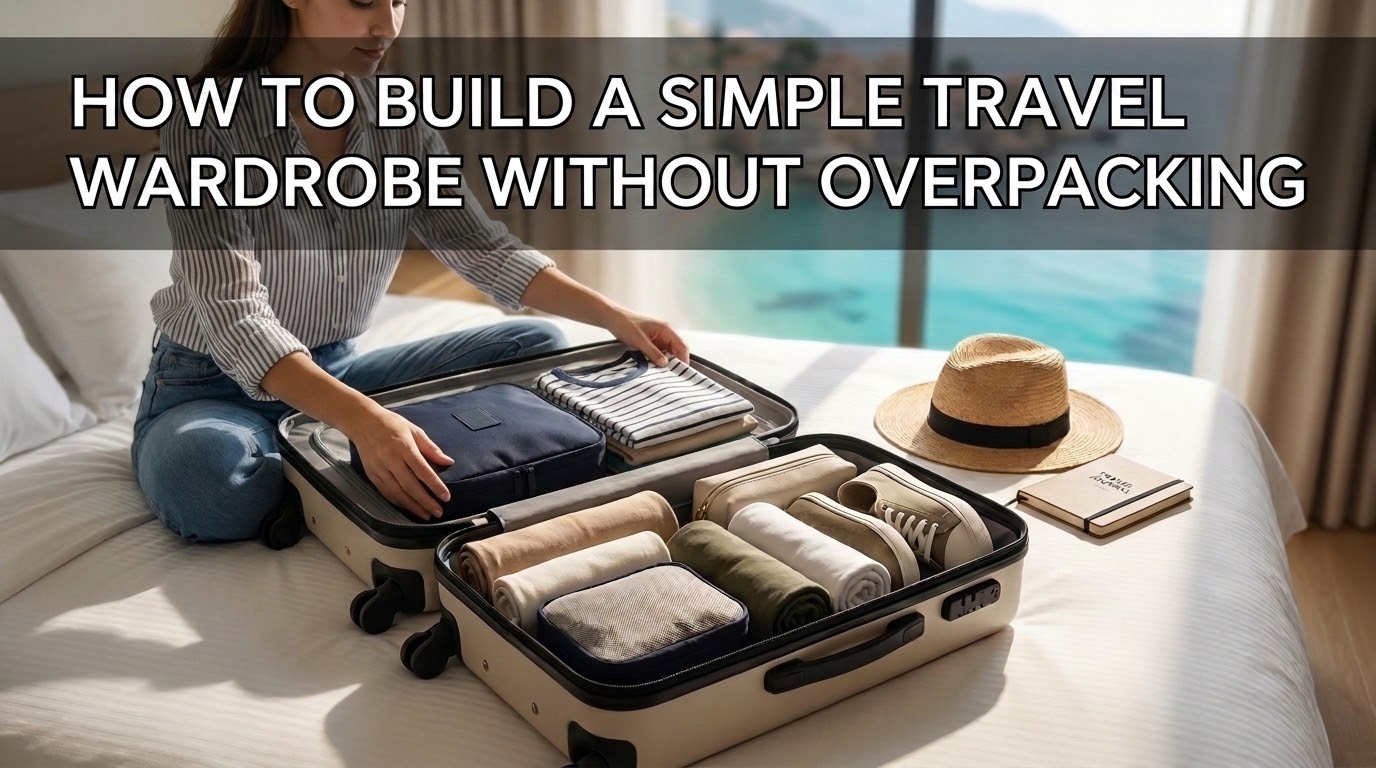 You are currently viewing How to Build a Simple Travel Wardrobe Without Overpacking