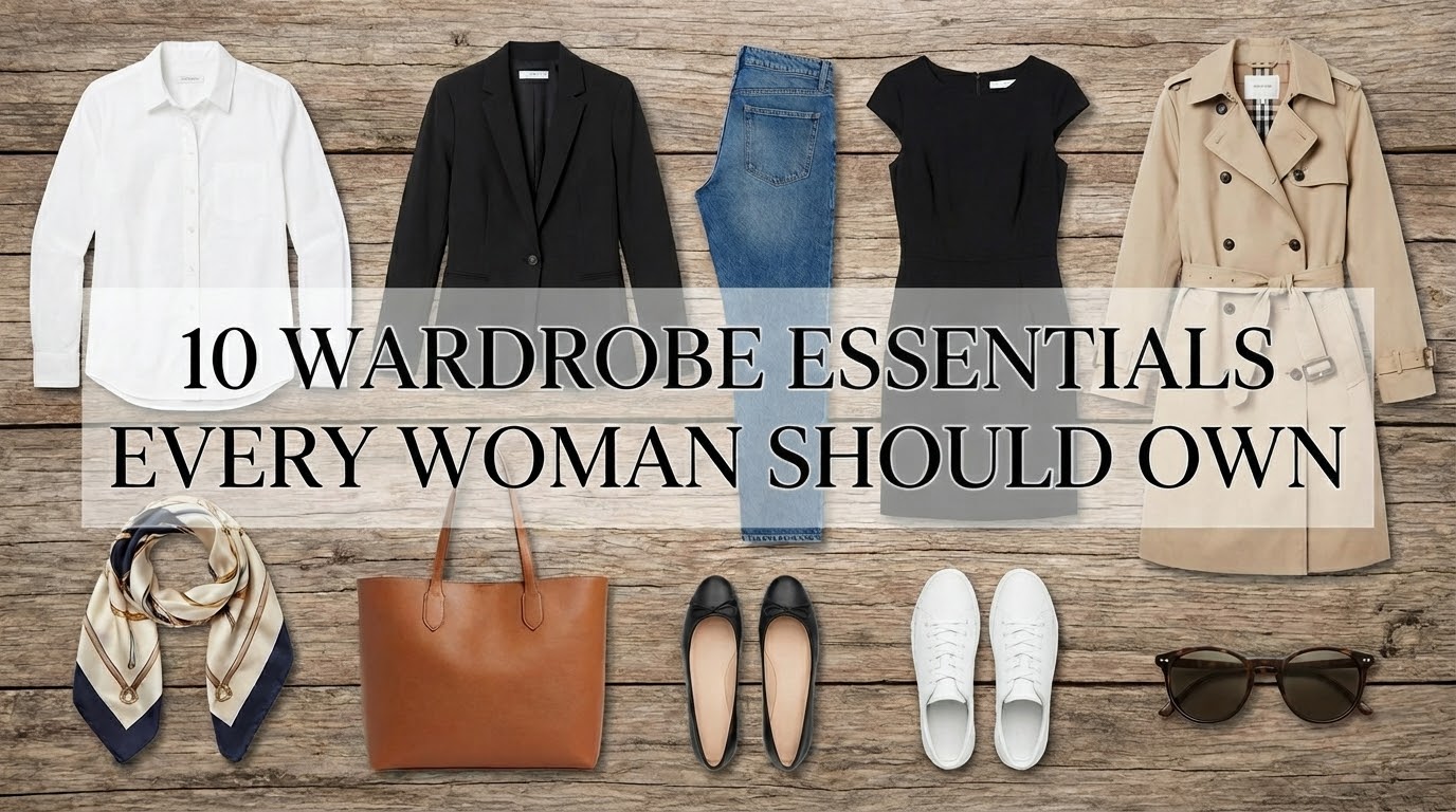 Read more about the article 10 Wardrobe Essentials Every Woman Should Own