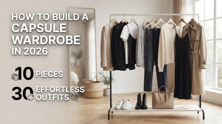 How to Build a Capsule Wardrobe in 2026: 10 Pieces, 30 Effortless Outfits