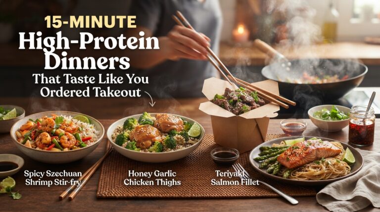 15-Minute High-Protein Dinners That Taste Like You Ordered Takeout