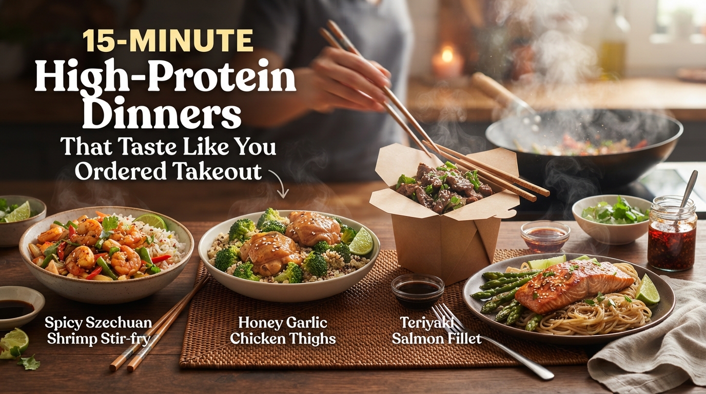 Read more about the article 15-Minute High-Protein Dinners That Taste Like You Ordered Takeout