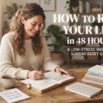 How to Reset Your Life in 48 Hours: A Low-Stress Weekend Sunday Reset Guide