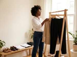 Build outfits around good basics 