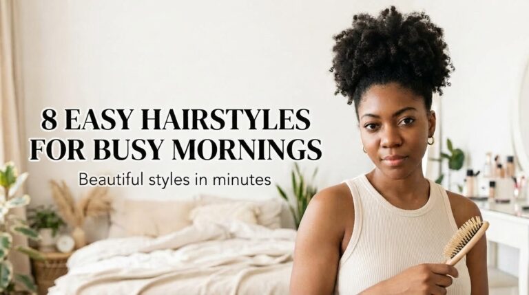 8 Easy Hairstyles for Busy Mornings That Look Beautiful